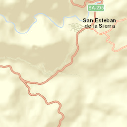 San Esteban de la Sierra Street Map