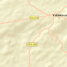 Valverde de Valdelacasa Street Map