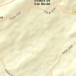 Puebla de San Medel Street Map