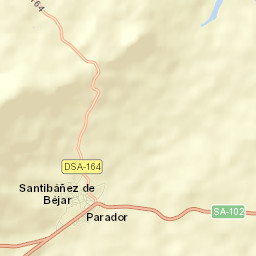 Santibáñez de Béjar Street Map