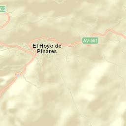 El Hoyo de Pinares Street Map
