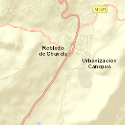 Robledo de Chavela Street Map