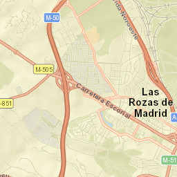 Las Rozas de Madrid Street Map