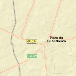 Pozo de Guadalajara Street Map