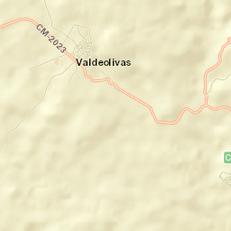 Valdeolivas Street Map