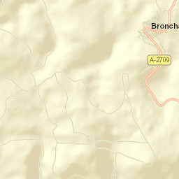 Bronchales Street Map