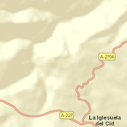 La Iglesuela del Cid Street Map