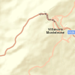 Villanova Monteleone Street Map