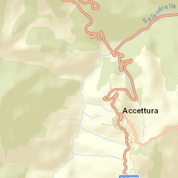 Accettura Street Map