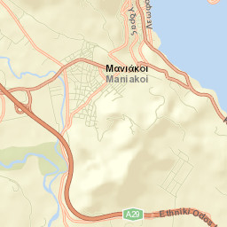 Maniákoi Street Map