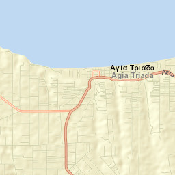 Agía Triáda Street Map