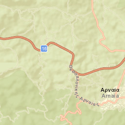 Arnaía Street Map