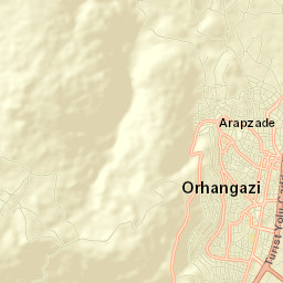 Orhangazi Street Map
