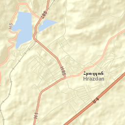 Hrazdan Street Map