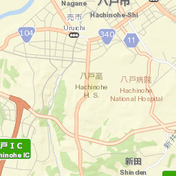 Hachinohe Street Map