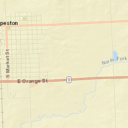 Hoopeston Street Map