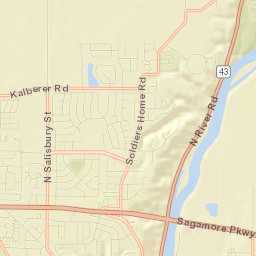 600 Sagamore Parkway West, West Lafayette Street Map