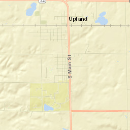 Upland Street Map