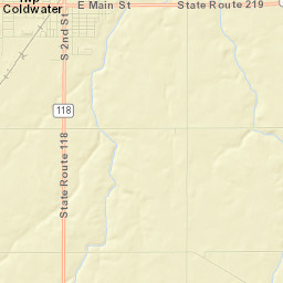 Coldwater Street Map