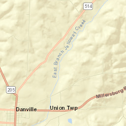 Danville Street Map