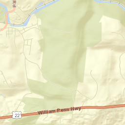 Black Lick Street Map