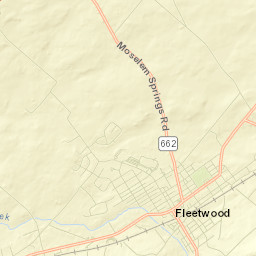 Fleetwood Street Map