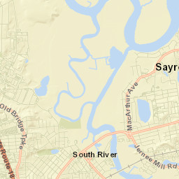 Sayreville Street Map