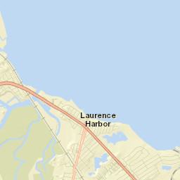Laurence Harbor Street Map