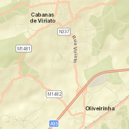 Cabanas de Viriato Street Map