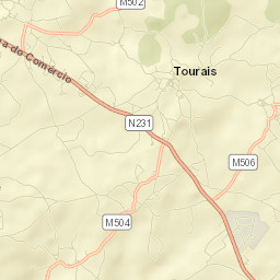 Tourais Street Map