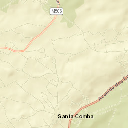 Santa Comba Street Map