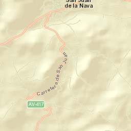 San Juan de la Nava Street Map