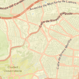 Tetuán de las Victorias Street Map