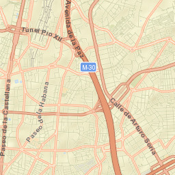 Pinar de Chamartín Street Map