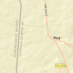 Pioz Street Map
