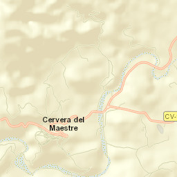 Cervera del Maestre Street Map