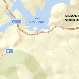 Monteleone Rocca Doria Street Map