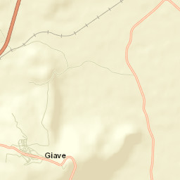 Giave Street Map