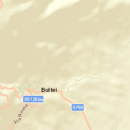 Bultei Street Map