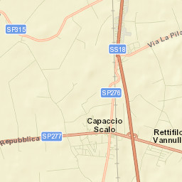 Capaccio Scalo Street Map