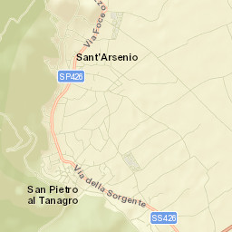 Sant'Arsenio Street Map
