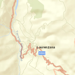 Laurenzana Street Map