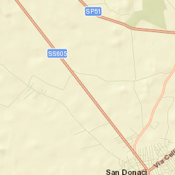 San Donaci Street Map