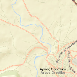 Argos Orestiko Street Map