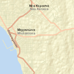 Néa Michanióna Street Map