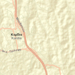 Kardiá Street Map