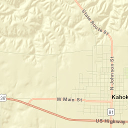 Kahoka Street Map