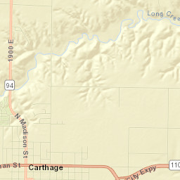 Carthage Street Map