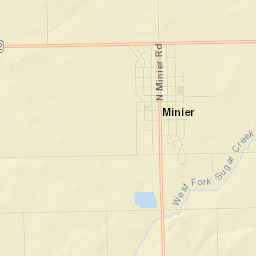 Minier Street Map