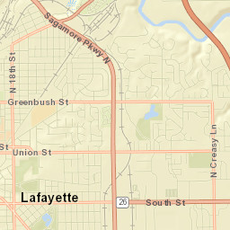 Lafayette Street Map